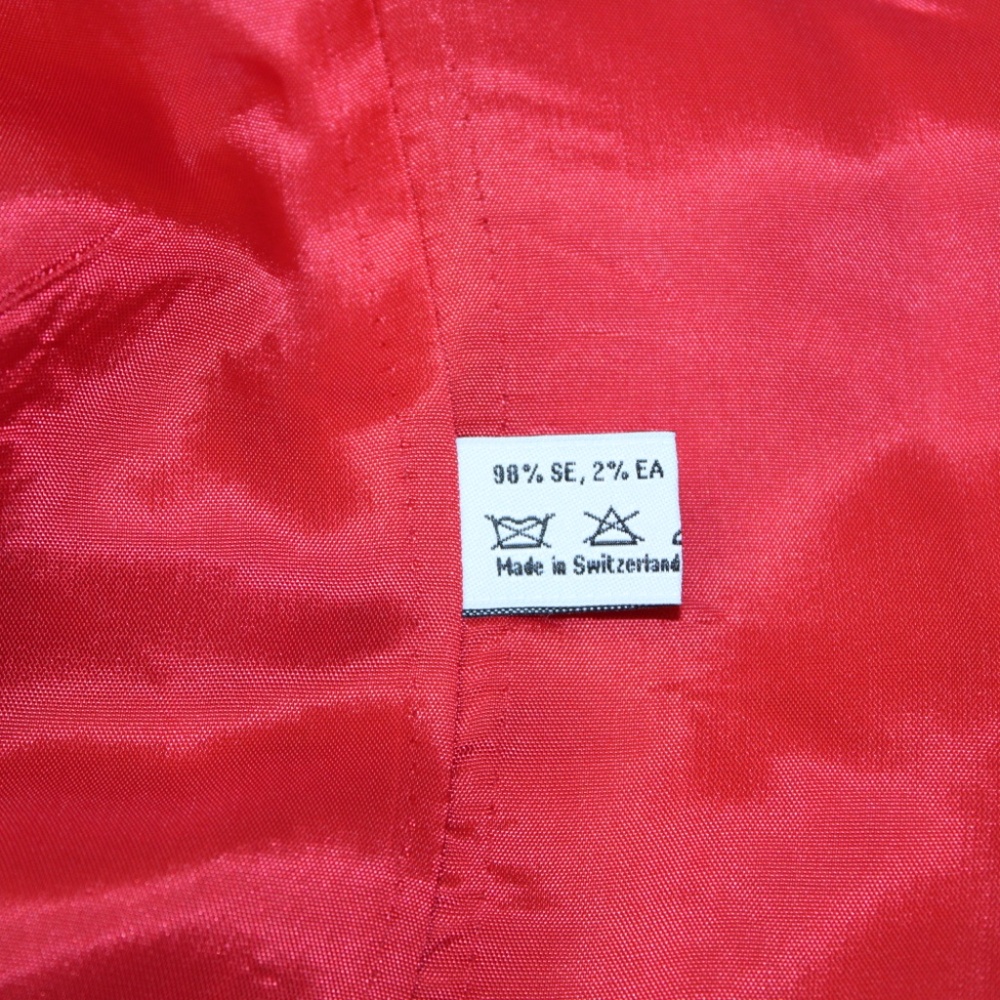 🌸 Algo of Switzerland Embroidered Silk Jacket – Size 6 – NWOT - Picture 13 of 14